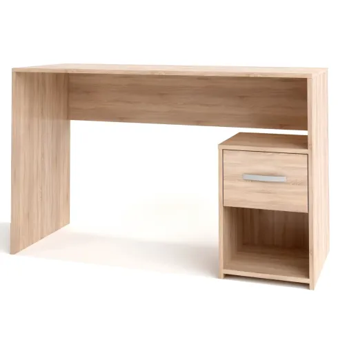 Scrivania in Legno di Quercia Porta Pc per Ufficio o Studio con Cassetti