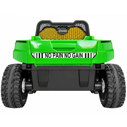 Camion Elettrico Auto per Bambini 24V 6x6 Verde Cassone Ribaltabile