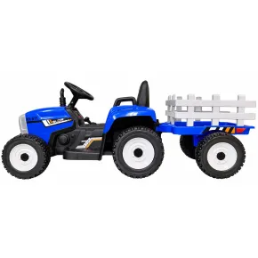 Trattore e Rimorchio Macchina Elettrica per Bambini a Batteria 12V Telecomandata | BricoShop24 2