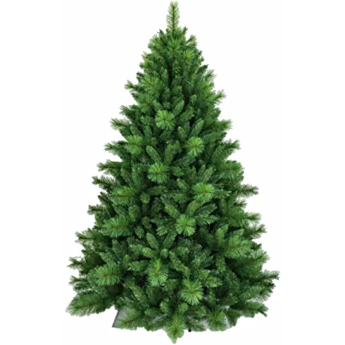 Albero di Natale 240 cm in PVC Rami Apertura Ombrello Base 153 cm