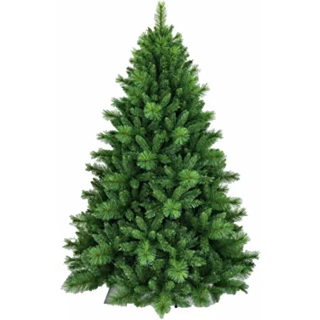 Albero di Natale 240 cm in PVC Rami Apertura Ombrello Base 153 cm