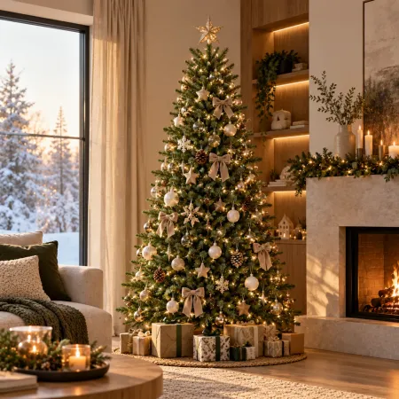 Albero di Natale 210 cm Rami Tre Punte Verde Artificiale PE PVC