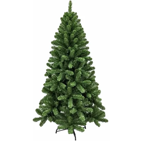 Albero di Natale Artificiale Verde 180 cm Rami in PVC Diametro 106 cm