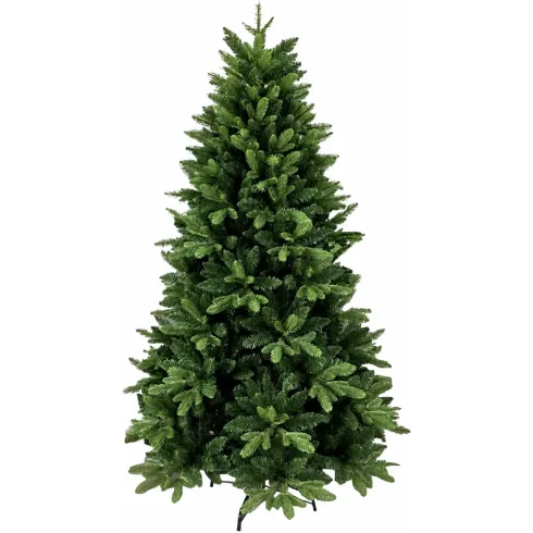 Albero di Natale 180 cm Verde Artificiale Rami PE PVC Base 114 cm