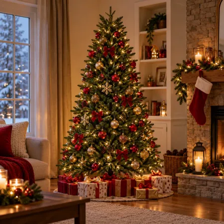 Albero di Natale 180 cm Verde Artificiale Rami PE PVC Base 114 cm