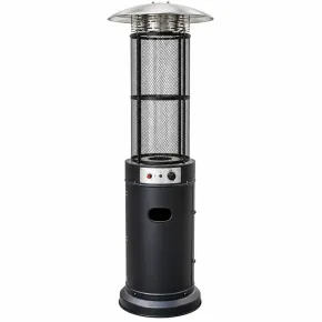Stufa a Gas GPL Fungo da Esterno 11 kW con Ruote Fiamma Regolabile