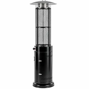 Stufa a Gas GPL Fungo da Esterno 11 kW con Ruote Fiamma Regolabile 2