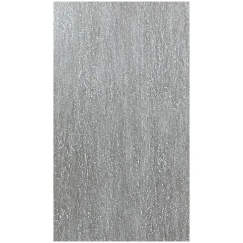 Set 6 Pannelli da Parente Decorativi PVC Effetto Pietra Cemento 120x60