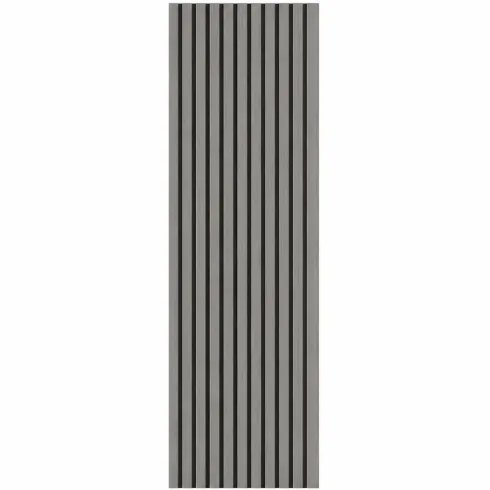 10 Pannelli a Parete Decorativi PVC Effetto Legno Grigio 120x30 cm
