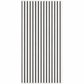 Set 4 Pannelli Acustici a Doghe Bianco in HDF Feltro 120x60 cm