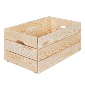 Cassetta Frutta e Verdura Scatola in Legno Organizzatore Impilabile