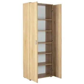Mobile 2 Ante Rovere con Ripiani Scarpiera Armadio Ufficio Multiuso Camera Letto | BricoShop24 2