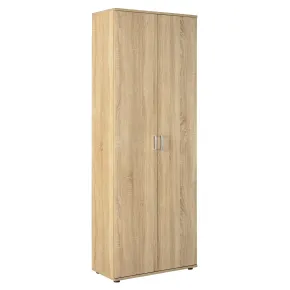 Mobile 2 Ante Rovere con Ripiani Scarpiera Armadio Ufficio Multiuso Camera Letto | BricoShop24