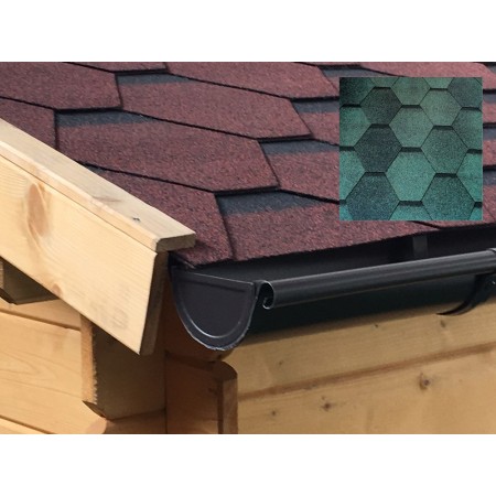 Tegole Canadesi Verde Rosso Bituminose per Tetto Legno Casette Gazebo Pergole