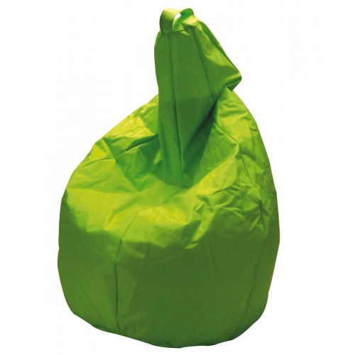 Pouf Poltrona Seduta Verde 80x120 Sacco Cuscino Poggiapiedi da Esterno Giardino